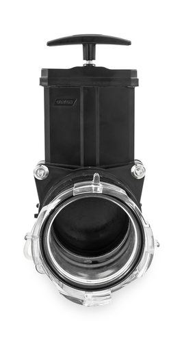 Camco Sewer Waste Valve, Replacement Waste Valve For RV Black Water System, 3 in Waste Valve, With 3-1/2 in Clear Extension - 39051