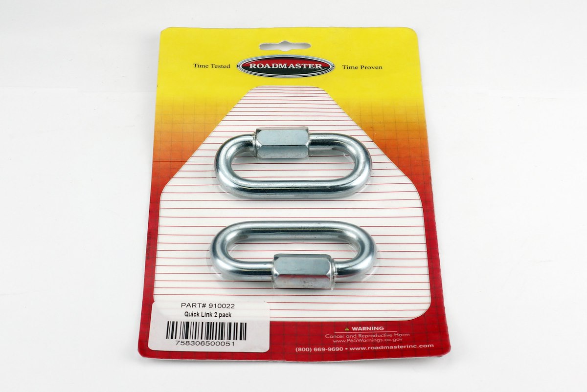 Roadmaster Trailer Safety Chain Quick Link, Set Of 2 - 910022