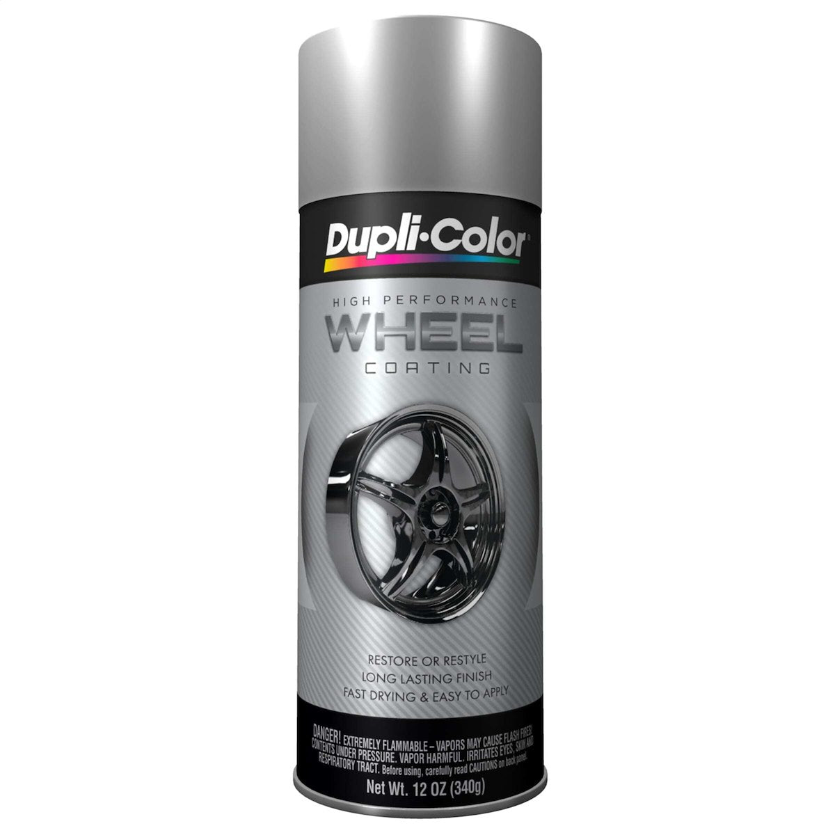 VHT/ Duplicolor Wheel Paint, Heat Resistant 60 To 95 Degrees Fahrenheit, 12 oz Aerosol Can - HWP101