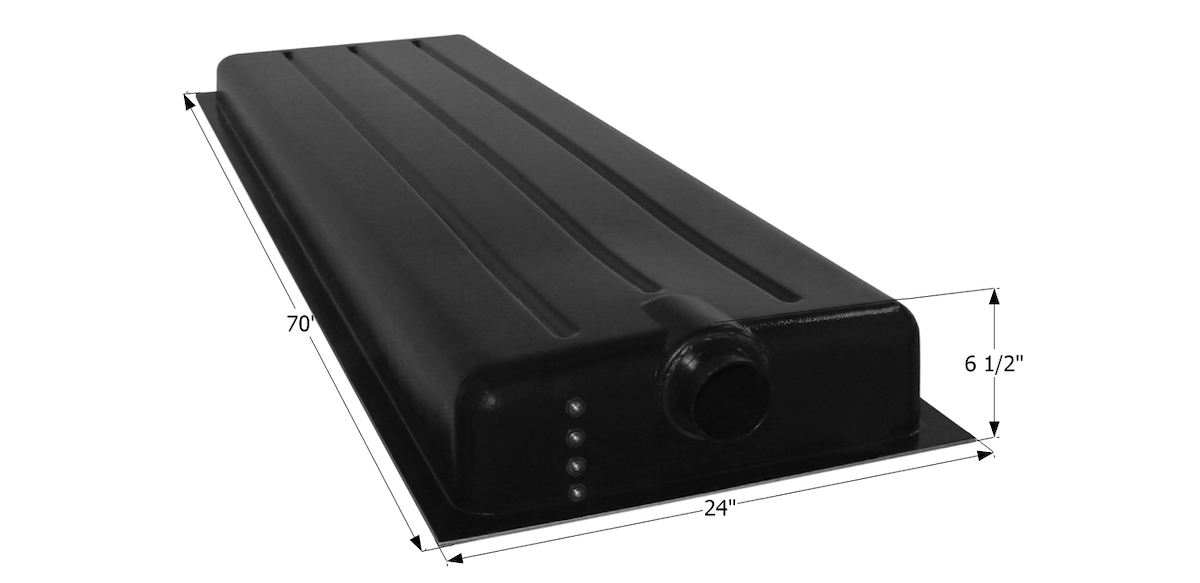 Icon Waste Holding Tank, HT192A-ED, Can Be Used For Black Or Gray Water, 28 gal Capacity - 12425