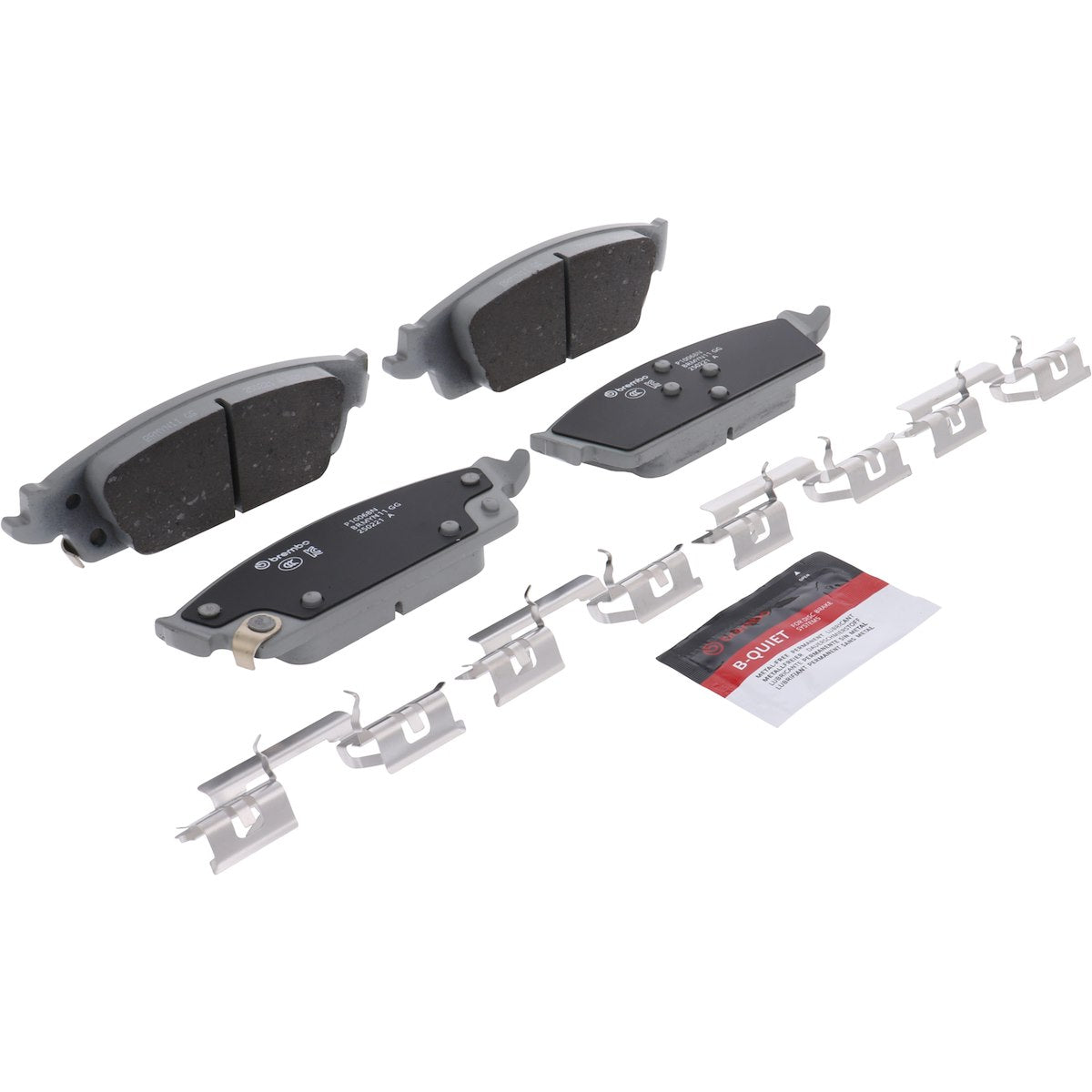 Brembo Brake Pad, FMSI Number D1707-8930, Ceramic, Set Of 4 - P10068N