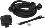 Valterra Trailer Wiring Connector, For 5th Wheel Gooseneck Trailers, 10 ft Lead Wire Length, With 7-Way OEM Connector - A10-7010