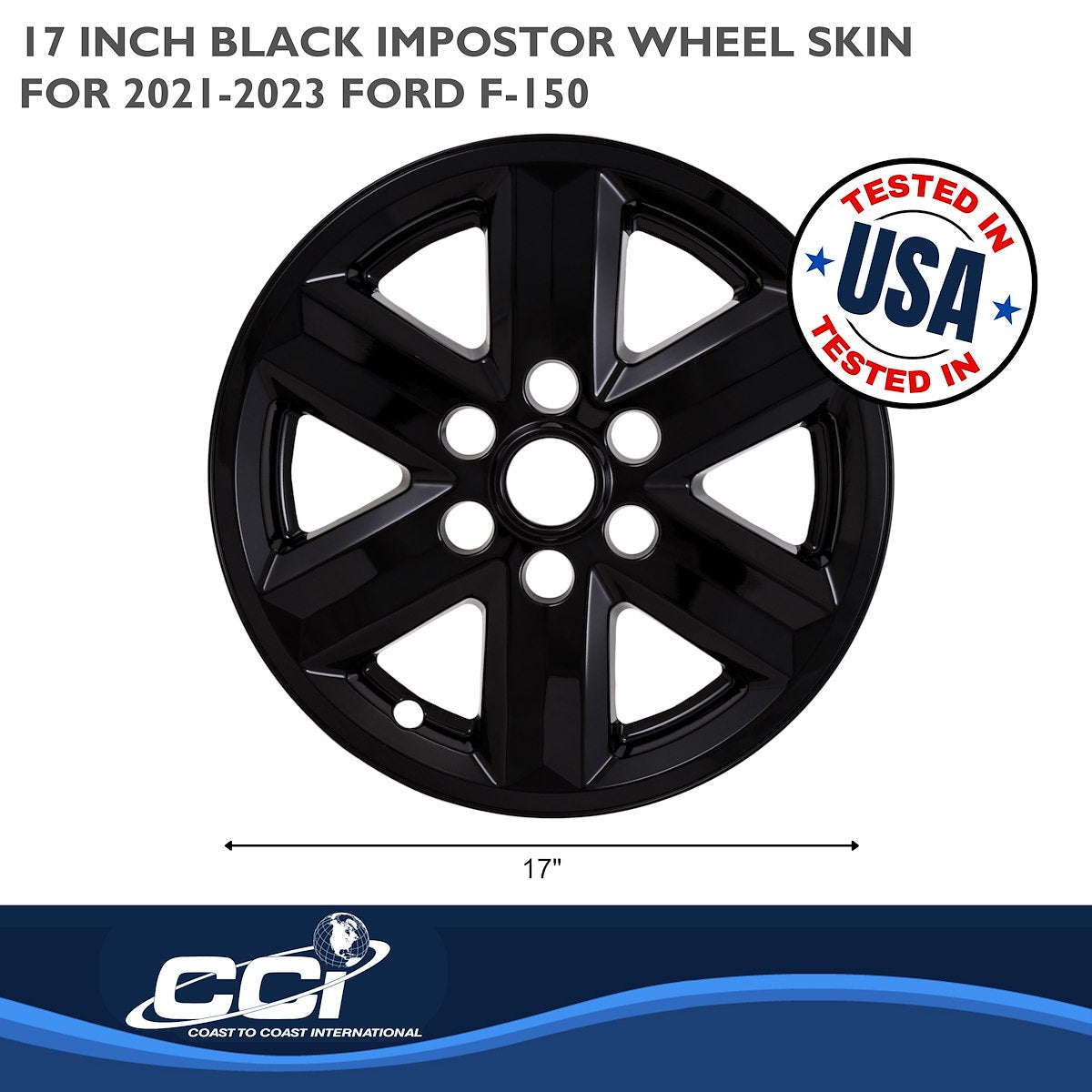 Coast2Coast Wheel Skins & Styled Wheel Covers IMP477BLK product image 3