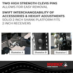 Husky Towing Adjustable Ball Mounts 33104 product image 2