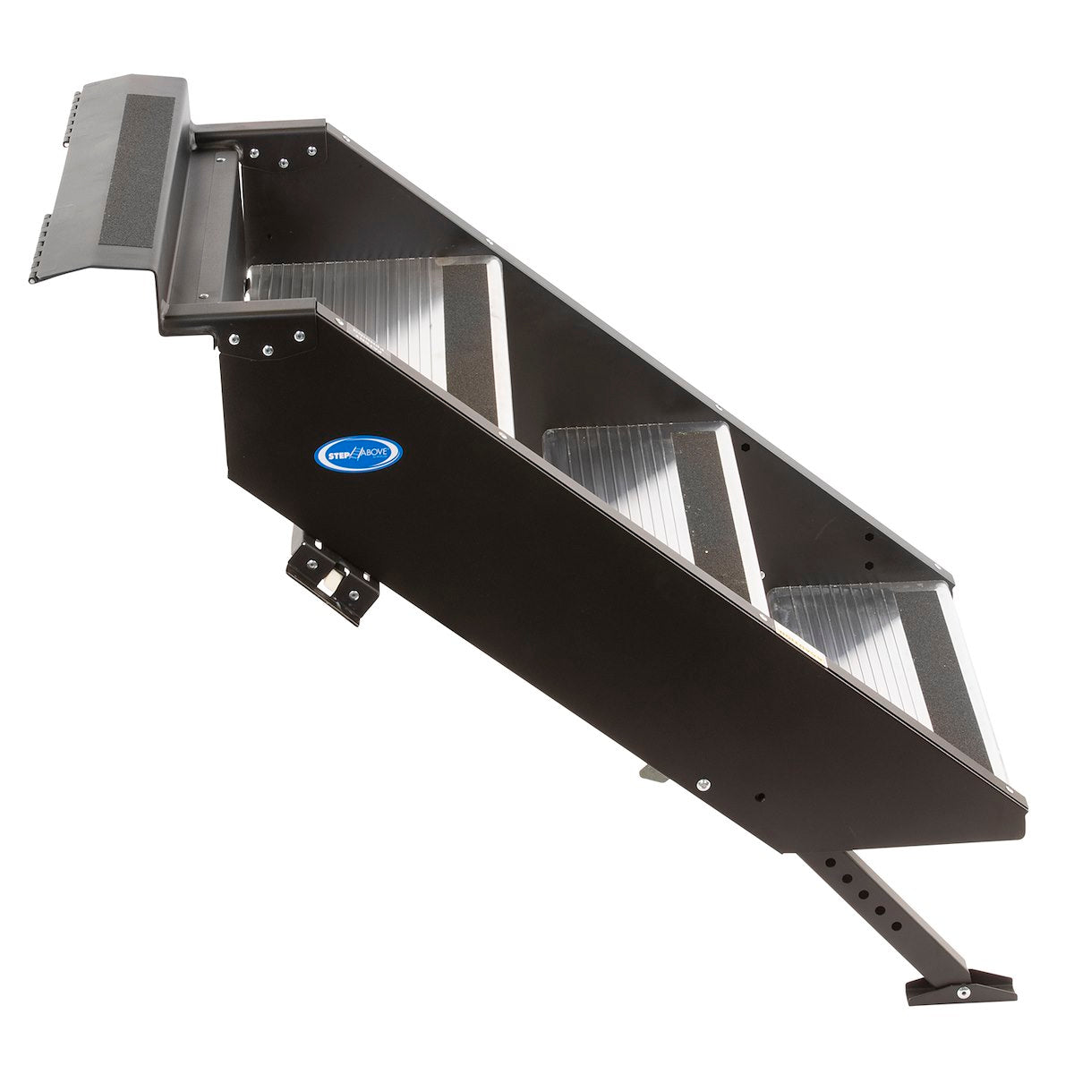 MOR/ryde Entry Step, Gen 2, 3 Manual Folding Steps, Threshold Height Of 30 in To 33-1/2 in - STP-204