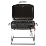 Faulkner Barbeque Grill, 12000 BTU, 21.8 in Height x 23.6 in Width x 17.1 in Depth On Ground, Black - 51322