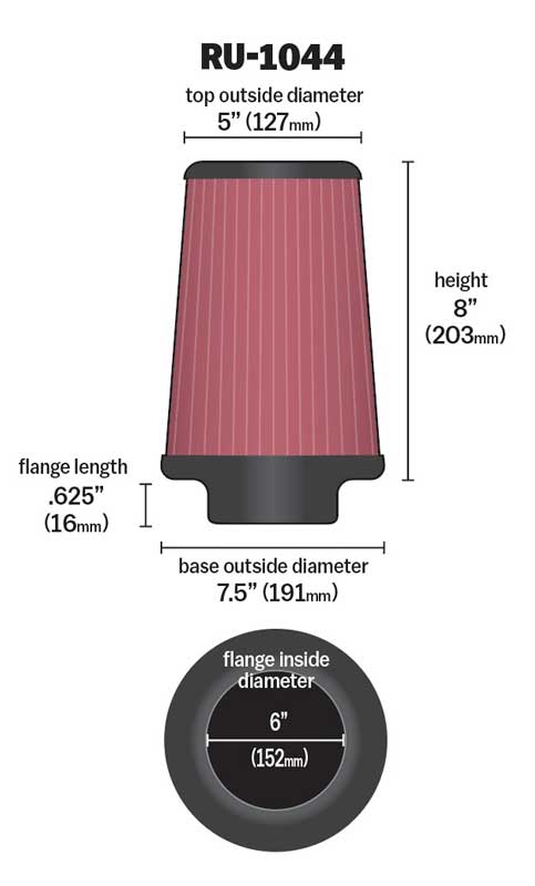 K&N Filters RU-1044 product image 3