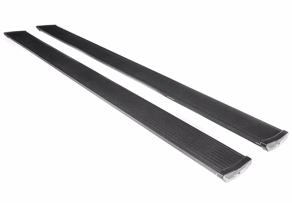 AMP Research Running Board, Textured Powder Coated, Black, Die Cast Aluminum - 76154-01A