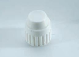 Elkhart Supply Fitting Plug/Fitting Cap, 3/4 in Cap, White - 16861