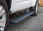 AMP Research Running Board, Textured Powder Coated, Black, Die Cast Aluminum - 76153-01A