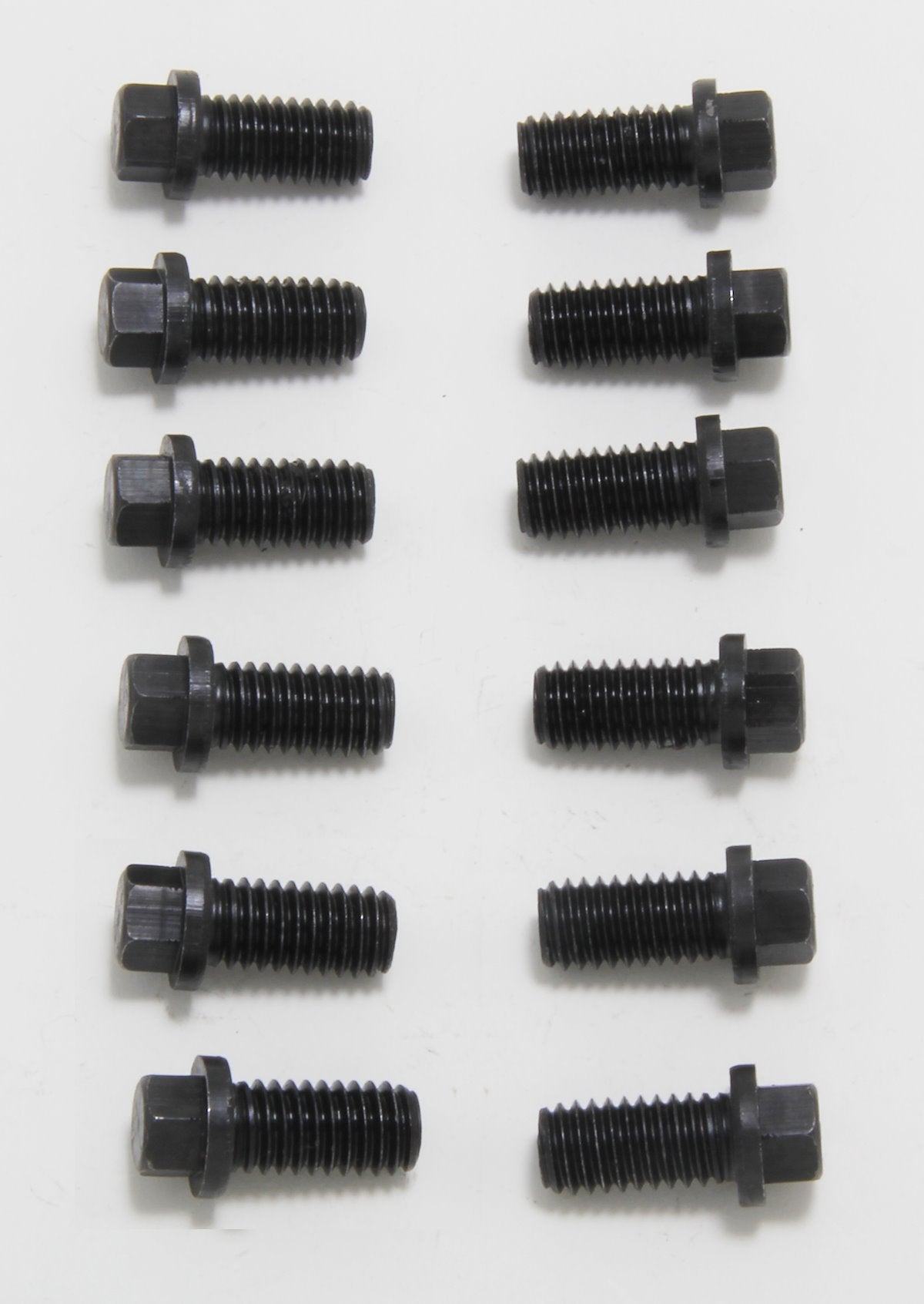 Trans-Dapt Exhaust Header Bolt, 3/8 in X 16, 1 in Length, Set Of 12 - 8885