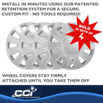 Coast2Coast Wheel Cover, 17 in, 10 Spoke, Set Of 4 - IWC43317S