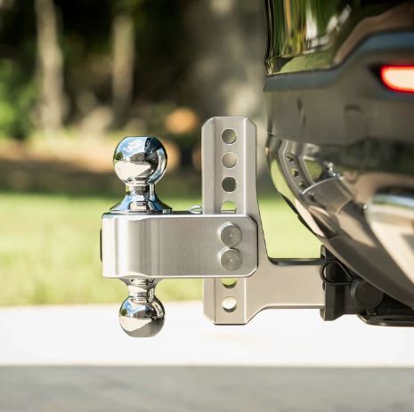 Bulletproof Hitches Trailer Hitch Ball Mount, For 2 in Receiver, 14000 lb Gross Trailer Weight/2000 lb Tongue Weight, 8-1/8 in Shank - AL204