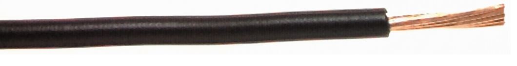 East Penn Primary Wire, 10 Gauge, Black, 100 ft Length - 02510