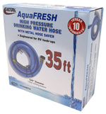 Valterra Fresh Water Hose, 5/8 in Internal Diameter, 35 ft Length, 120 PSI Working Pressure - W01-9420