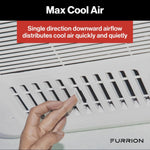 Furrion Air Conditioner Ceiling Assembly, For Use With Furrion Rooftop R32 Air Conditioners, Fits 14 in x 14 in Vent Opening, White - FACT12CA2-PS-AM