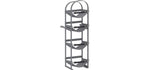 Holman Van Storage System Refrigerant Tank Rack, Holds Four 30 lb Tanks/Two 50 lb Tanks, Steel - 40101