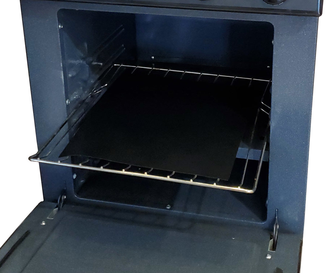 Stove Wrap Stove Top And Oven Protector, For Suburban Triangle 3 Burner Stove, Black, Heat Resistant Up To 550 degree Fahrenheit - SWRV400