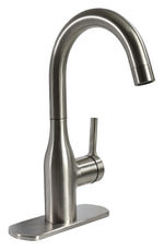Phoenix Products Faucet, Slimline 11 in Height Hi-Arc Spout, 1 Hole Application, Ceramic Disc Valve - PF231410