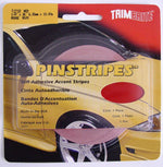 Trimbrite Pinstripe Tape, 1/4 in Pinstripe, Red, 36 ft Length - T1218