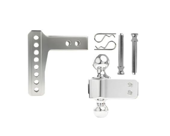 Bulletproof Hitches Trailer Hitch Ball Mount, For 2 in Receiver, 14000 lb Gross Trailer Weight/2000 lb Tongue Weight, 8-1/8 in Shank - AL204