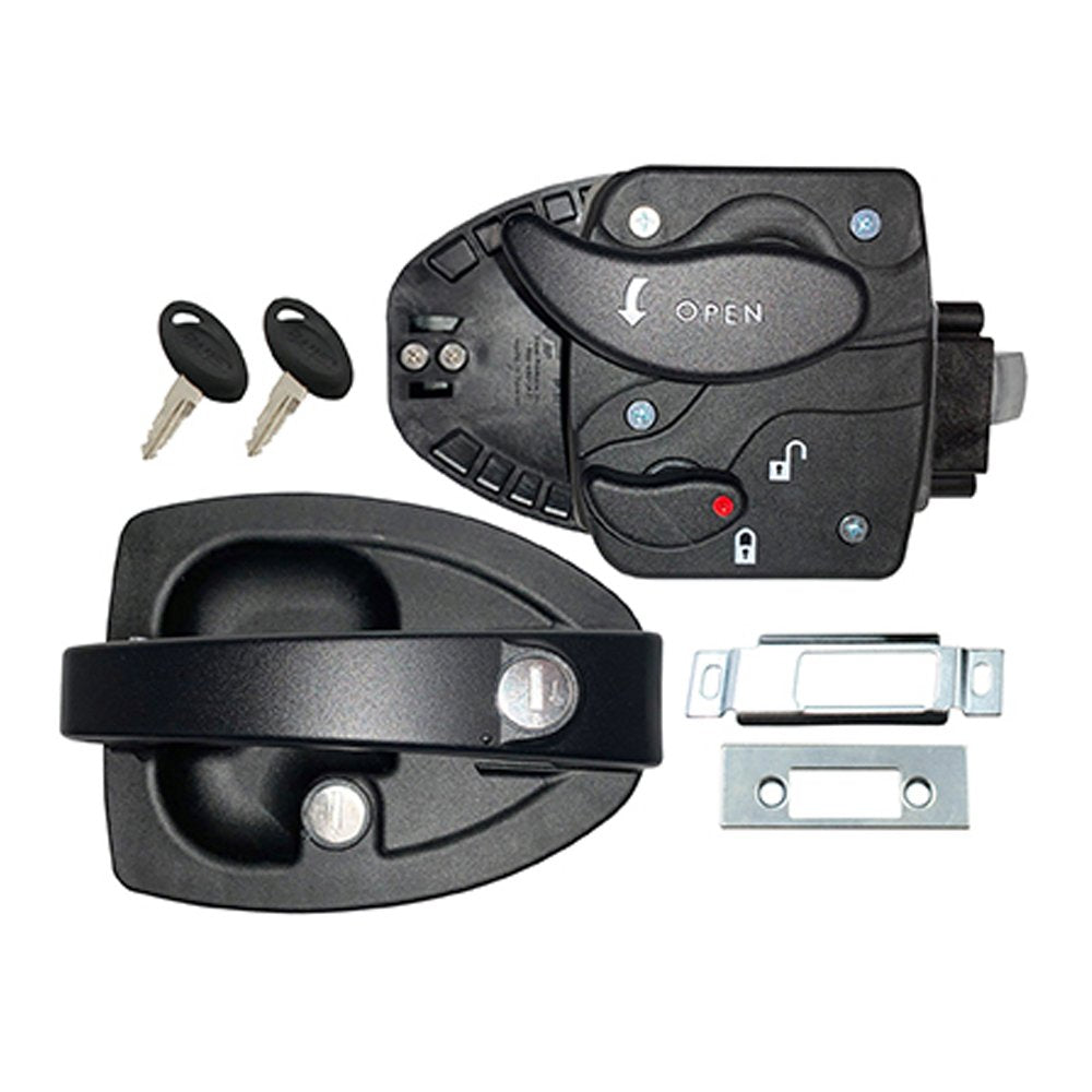 AP Products Entry Door Handle, Black - 013-521