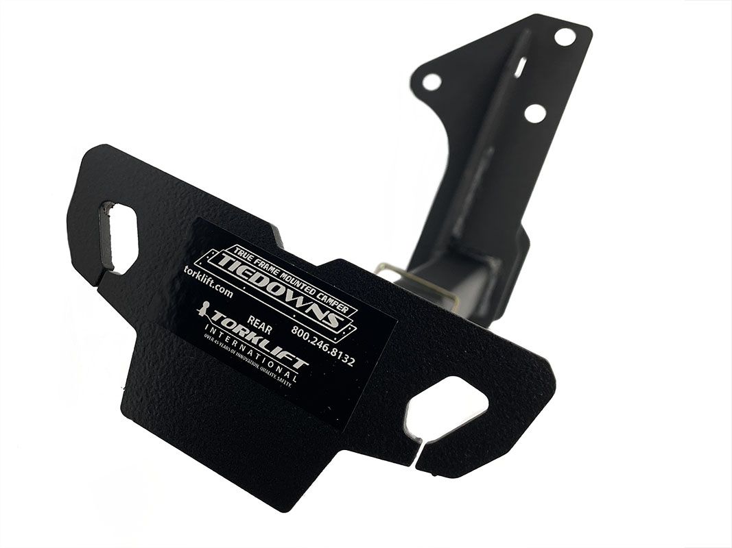 Torklift Camper Tie Down, No Drilling Required, Black, Forged Steel, Set Of 2 - D3112