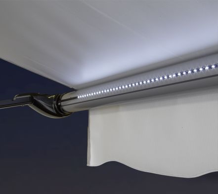 Carefree RV Awning Light, LED Light Strip, 16 ft Length With 26 in Lead, White - 901092