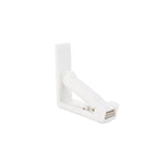 Camco Tablecloth Clamp, For Tables Up To 1-1/2 in Thick, White, Package of 4, Set of 4 - 51077