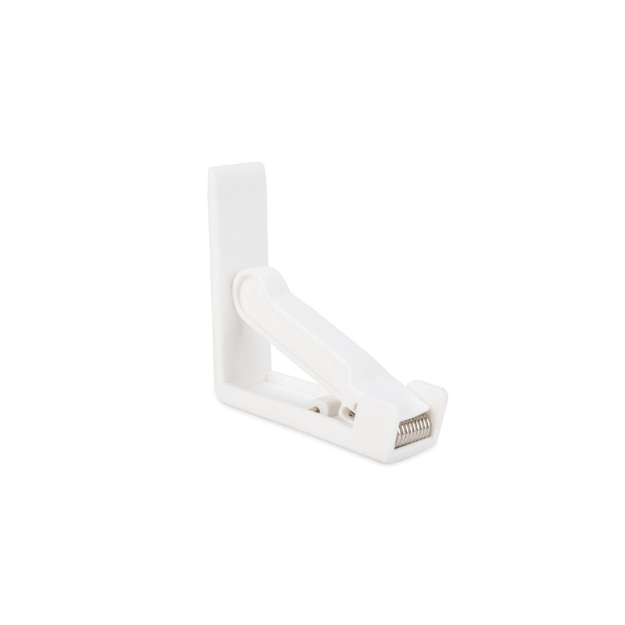 Camco Tablecloth Clamp, For Tables Up To 1-1/2 in Thick, White, Package of 4, Set of 4 - 51077