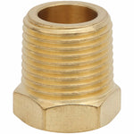 Tru Flate Adapter Fitting, 1/4 in Female NPT x 3/8 in Male NPT, Brass - 21-535