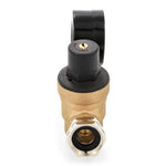 Camco Fresh Water Pressure Regulator, Adjustable/Factory Preset To 45 PSI, Brass - 40058