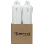 Attwood Marine Boat Fender, White, 5 in Diameter x 22 in Length - 9355D1