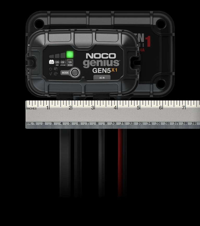 NOCO Battery Charger, For 12 V Batteries, 1 Bank Onboard Charger, 120 To 240 V AC/50 To 60 Hz - GEN5X1