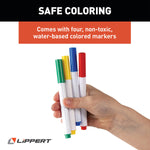Lippert Tablecloth, With Two Bench Covers And 4 Water-Based Colored Markers - 2023051696