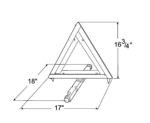 Grote Industries Emergency Reflector Kit, Set Of 3 - 71422
