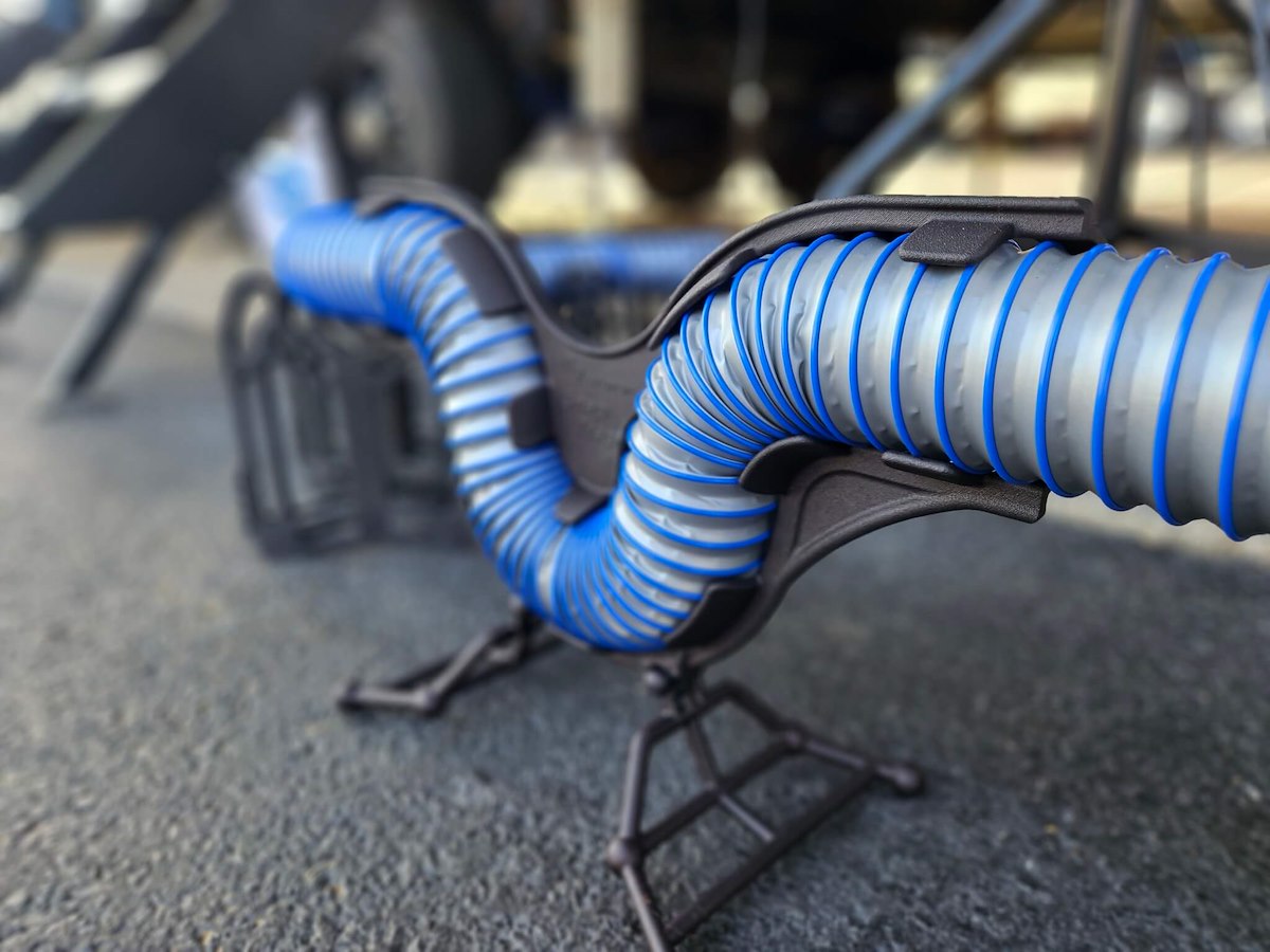 MOR/ryde Sewer Hose Support, 3 in Diameter Hose, Black - SP54-267