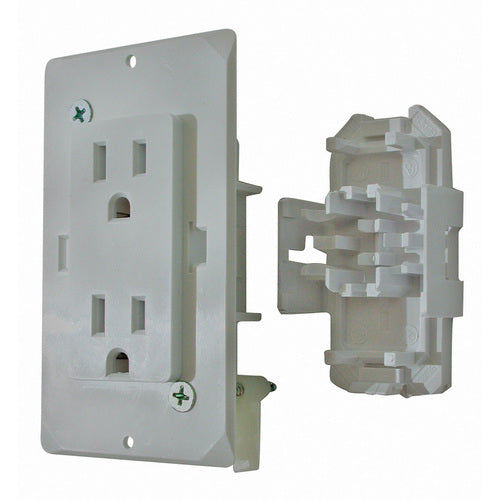 Valterra Receptacle, 20 amp/125 V AC Power, White - DG20TVP