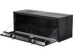 Buyers Products Tool Box, 1 Recessed Drop Door, Black, Steel - 1702310
