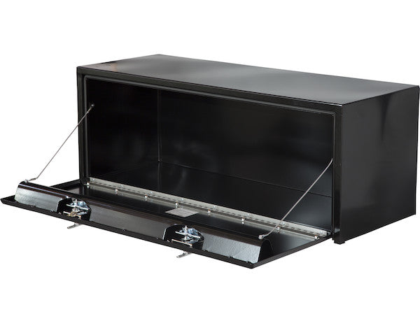 Buyers Products Tool Box, 1 Recessed Drop Door, Black, Steel - 1702310