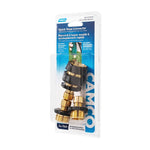 Camco Fresh Water Hose Connector, Brass, With 2 Extra Male Connectors, Complies With CA and VT Regulations For Brass Content - 20136