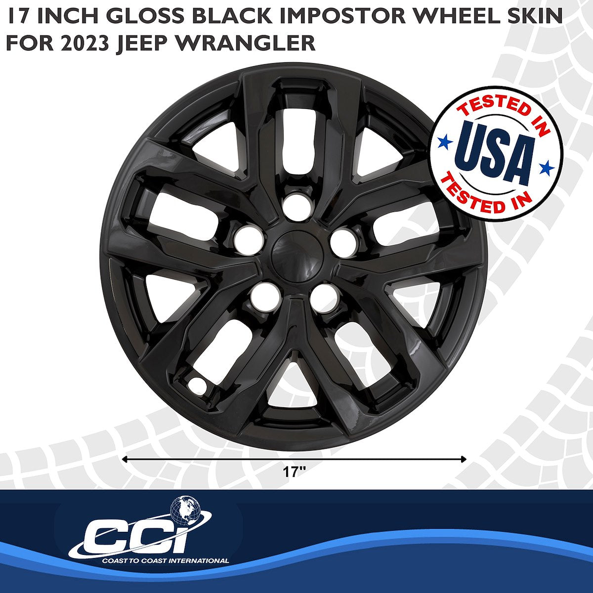 Coast2Coast Wheel Skins & Styled Wheel Covers IMP508BLK product image 3