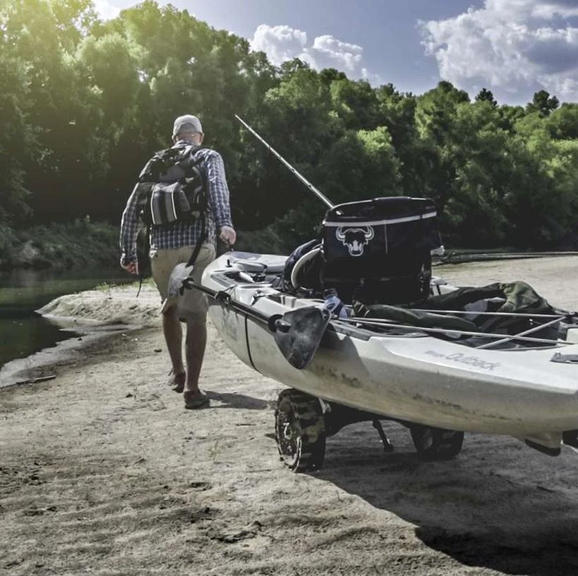 Railblaza Kayak/Canoe Carrying Cart, 170 lb Static Loading Capacity, 25.4 in Width x 13.4 in Height - 50-0006-71