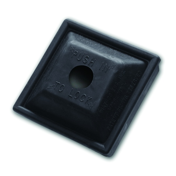 WirthCo Sewer Hose Storage Carrier Cap, Used To 4 in Sewer Hose Bumper, Black - 30000