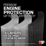 K&N Air Filter Elements 33-5100HBK product image 6