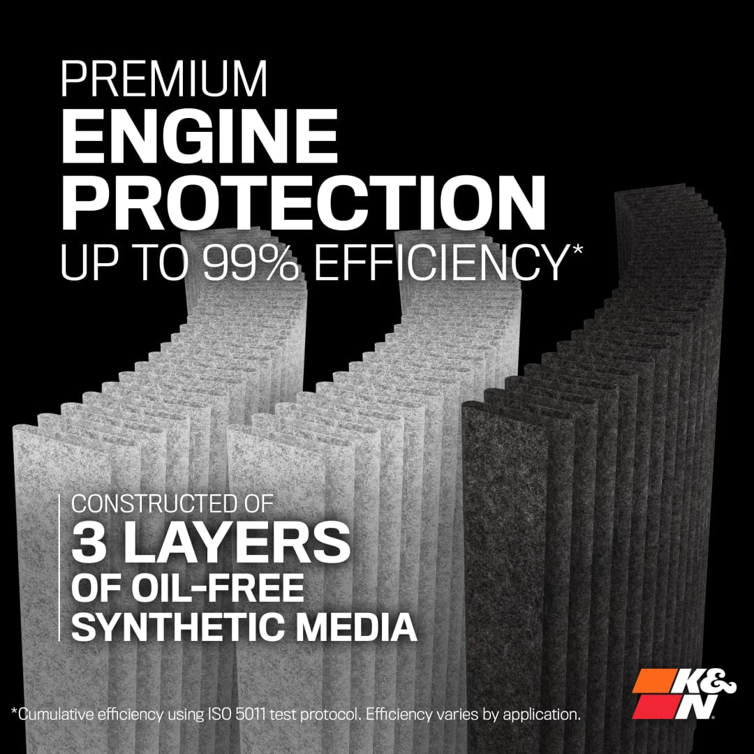 K&N Air Filter Elements 33-5100HBK product image 6