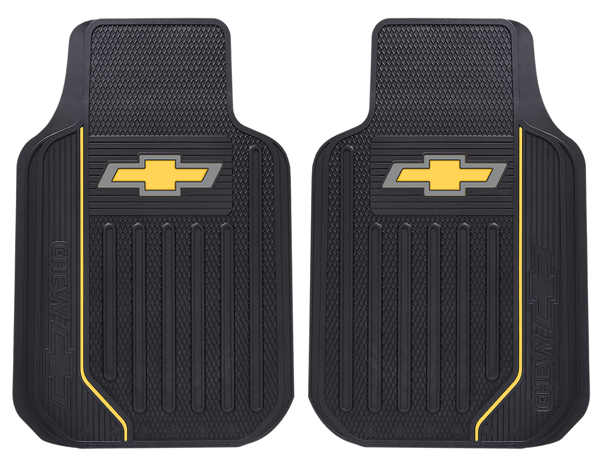 Plasticolor Floor Mat, Elite Series, Black, 2 Piece - 001620R03