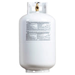Manchester Tank Propane Tank, 30 lb Capacity, White - 1160TCTH.5