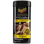 Meguiars Leather Conditioner, 25 Full Size Wipes - G10900