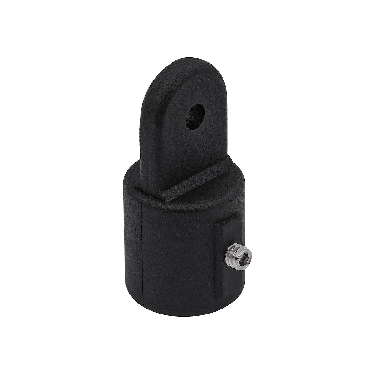 WhiteCap Industries Boat Bimini Top Cap Fitting, Marine Series, 7/8 in Round, With 1/4 in Pin - 3419BP